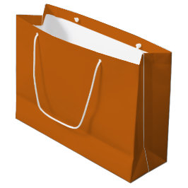 Rustikale Burnt Orange große Geschenktasche Geschenktüte