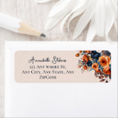 Rustikale Burnt Orange- und Blue Floral Wedding (Insitu)
