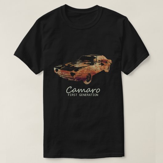 Rustikale Camaro erste Generation T-Shirt (Design vorne)