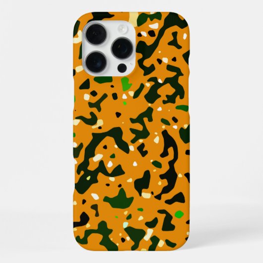 Rustikale Camouflage Camouflage Muster iPhone Hülle (Rückseite)