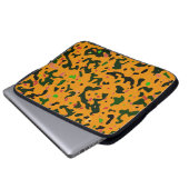 Rustikale Camouflage Camouflage Muster Laptopschutzhülle (Vorne Knopf)