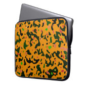 Rustikale Camouflage Camouflage Muster Laptopschutzhülle (Vorderseite Links)