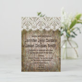 Rustikale Camouflage Jagd Hochzeiten Einladungen (Stehend Vorderseite)