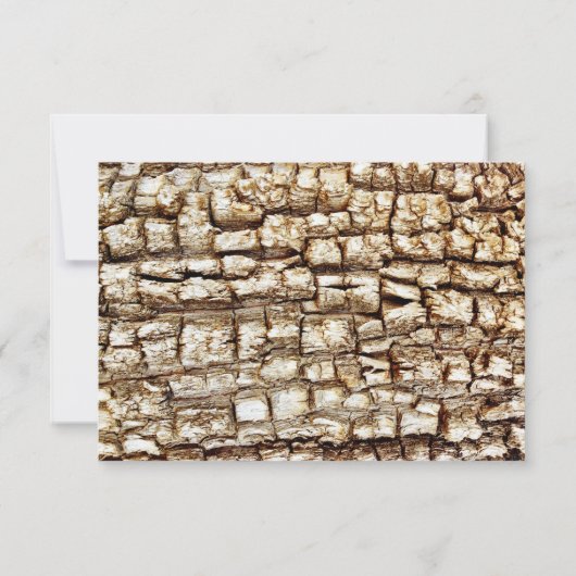 Rustikale Camouflage Rosa Bow Wedding RSVP Karte (Rückseite)