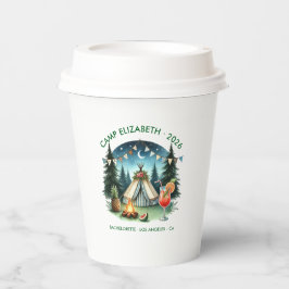 Rustikale Campbrücke Personalisiert Pappbecher