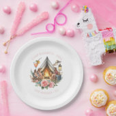 Rustikale Campbrücke Personalisiert Pappteller (Party)