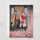 Rustikale Candy Canes Weihnachten | Rosa (Vorderseite)