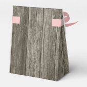 Rustikale Chalkboardhochzeit Geschenkschachtel (Rückseite)