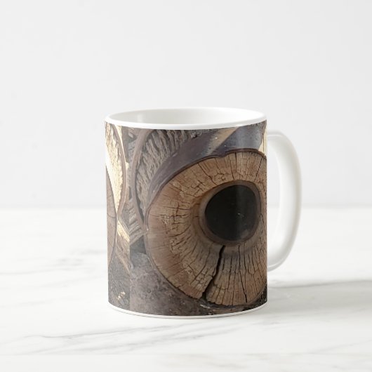 Rustikale Charm Wagon Wheels Tasse (VorderseiteRechts)