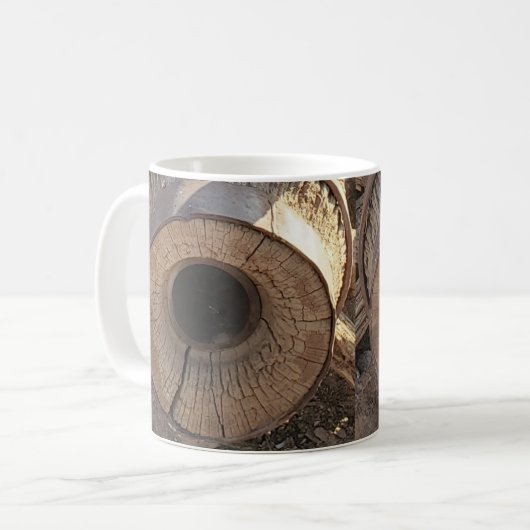 Rustikale Charm Wagon Wheels Tasse (Vorderseite Links)