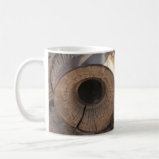 Rustikale Charm Wagon Wheels Tasse (Links)