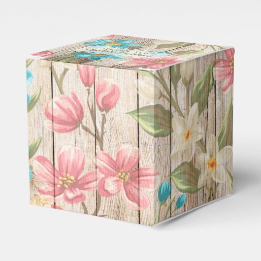 Rustikale Chic Floral Gevor Box Geschenkschachtel (Vorderseite)
