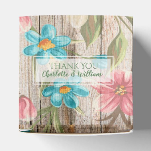 Rustikale Chic Floral Gevor Box Geschenkschachtel (Oben)