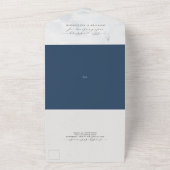 Rustikale Chic Hochzeit in einer Einladung (Außenbereich)