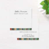 Rustikale Chic Stecker Ohrschmuck Display Karte (Schreibtisch)