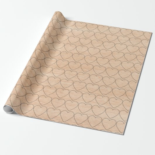 Rustikale christliche Geschenkverpackung mit Gotte Geschenkpapier (Ungerollt)