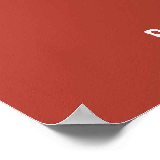 Rustikale Christliche Glaubenssätze Zitat Poster (Ecke)