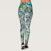 Rustikale CO2-verschmutzte Schicht auf Aquarine Leggings (Rückseite)