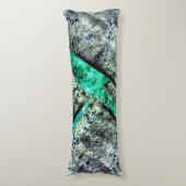 Rustikale CO2-verschmutzte Schicht auf Aquarine Seitenschläferkissen (Vorderseite Vertikal)