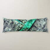 Rustikale CO2-verschmutzte Schicht auf Aquarine Seitenschläferkissen (Vorderseite)