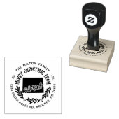rustikale Colado fröhliche Weihnachtsstimmung Rück Gummistempel (Stempel)