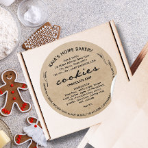 Rustikale Cookies Hütte Bakery Packaging
