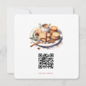 Rustikale Cookies und Kakao-Feier einladen Einladung (Rückseite)