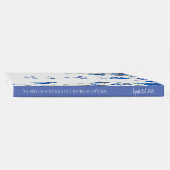 Rustikale Cornflowers Personalisierte Wedding Gues Gästebuch (Rücken)