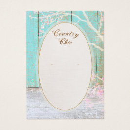 Rustikale Country Earring Display Card
