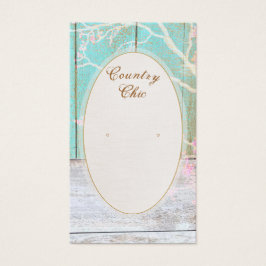 Rustikale Country Earring Display Card