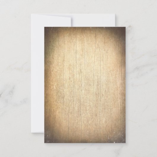 Rustikale Country String Lights Hochzeit RSVP Card (Rückseite)