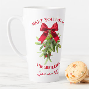Rustikale Country-Western-Mistelzweig-Tasse groß Milchtasse