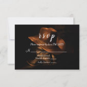 Rustikale Cowboy Boots Country Wedding RSVP Card (Vorderseite)