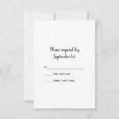 Rustikale Cowboy Boots Country Wedding UAWG Respon RSVP Karte (Rückseite)