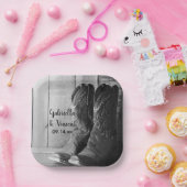 Rustikale Cowboy Boots Country Western Hochzeit Pappteller (Party)