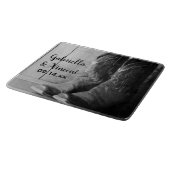 Rustikale Cowboy Boots Country Western Hochzeit Schneidebrett (Ecke)