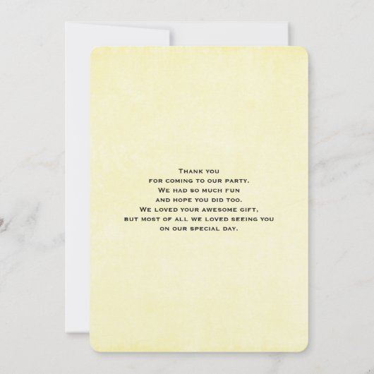 Rustikale Cowboy Boots mit Sonnenblumen Danke (Rückseite)