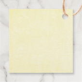 Rustikale Cowboy Boots mit Sonnenblumen Danke Geschenkanhänger (Rückseite)