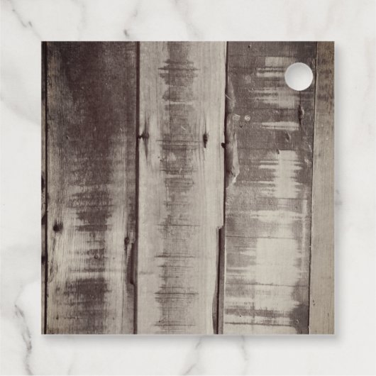 Rustikale Cowboy Boots Western Blumenhochzeit Geschenkanhänger (Rückseite)