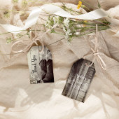 Rustikale Cowboy Boots Western Hochzeit Geschenkanhänger