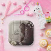 Rustikale Cowboy Boots Western Hochzeit Pappteller (Party)