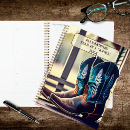 Rustikale Cowboy-Stiefel Planer