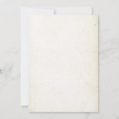 Rustikale Cowboystiefel & Sonnenblumen Einladung (Rückseite)