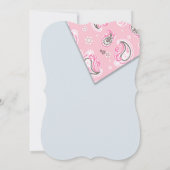 Rustikale Cowgirl-Western-Schwingpferdebaby-Dusche Einladung (Rückseite)