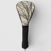 Rustikale, cremefarbene Zweige Golf Headcover (Vorderseite)