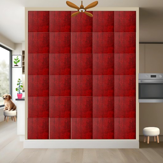 Rustikale Crimson Red Grunge Textur Keramik Tile Fliese