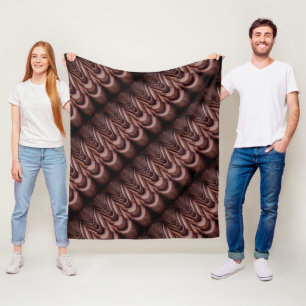 Rustikale Dachziegel mit einzigartiger Perspektive Fleecedecke