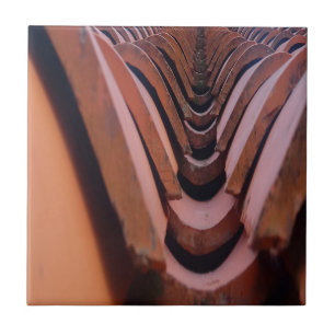 Rustikale Dachziegel mit einzigartiger Perspektive Fliese