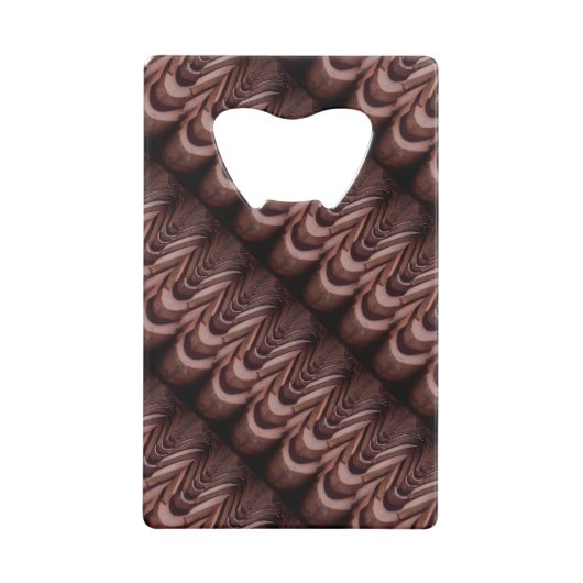 Rustikale Dachziegel mit einzigartiger Perspektive Geldbeutel Flaschenöffner (Rückseite)