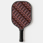 Rustikale Dachziegel mit einzigartiger Perspektive Pickleball Schläger (Rückseite)